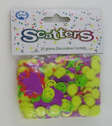 Alpen Scatters - 14gm Neon Smiles Suns & Butterflies